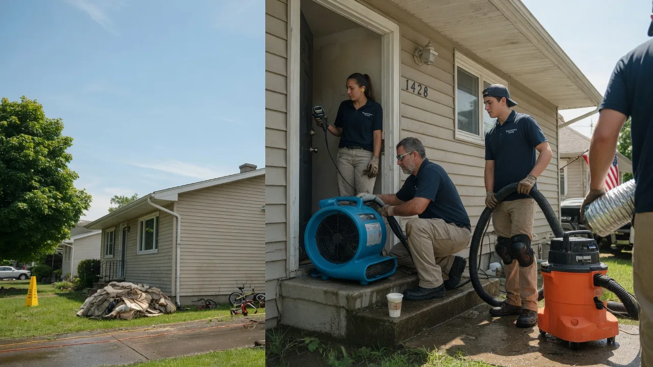Water Damage Restoration in Le Roy, IL near me